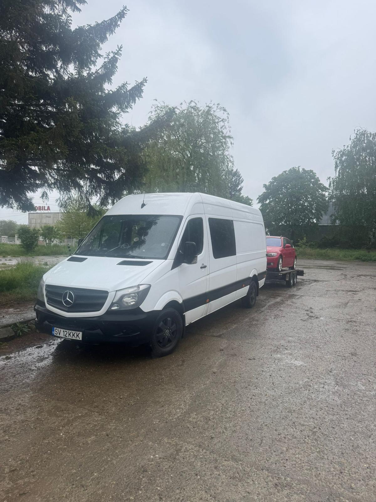 Transport auto cu duba Sprinter